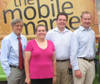 Photo of ARC Federal Co-Chair Earl Gohl and South Carolina state and local officials with the Hub City Farmers Market mobile market on July 11, 2013.